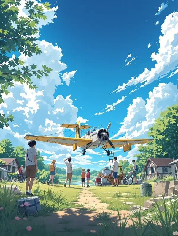 夏空飞行