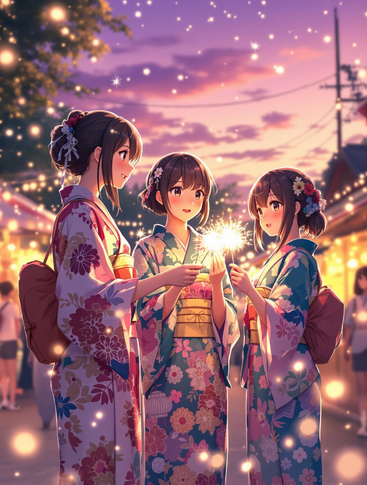 浴衣少女与时间胶囊